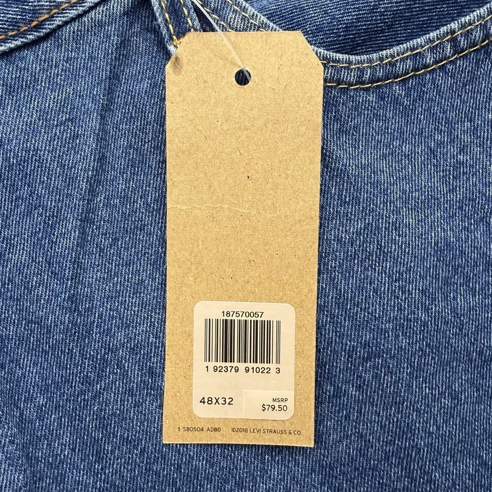 Levis 541 Jeans Mens 48x32 Athletic Taper Stretch Flex Extra Room Blue Denim NWT